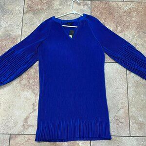 NWT Banana Republic Women's Blue and Navy Dress Medium